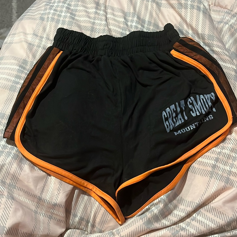 Great Smokey mountain 2 pack shorts orange and a yellow one